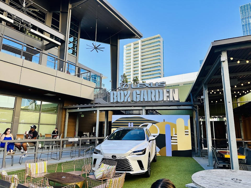 The Lexus Box Garden at Legacy Hall